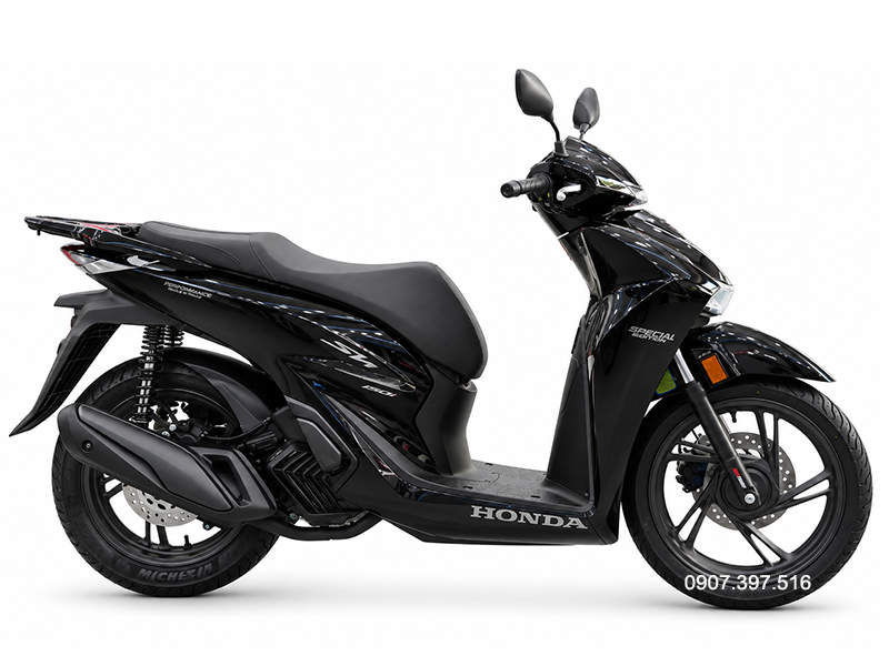 Honda SH150i Ý đen bóng 2027 tại Khánh Hòa - Sơn bóng lịch sự, tiện ích cho mỗi ngày