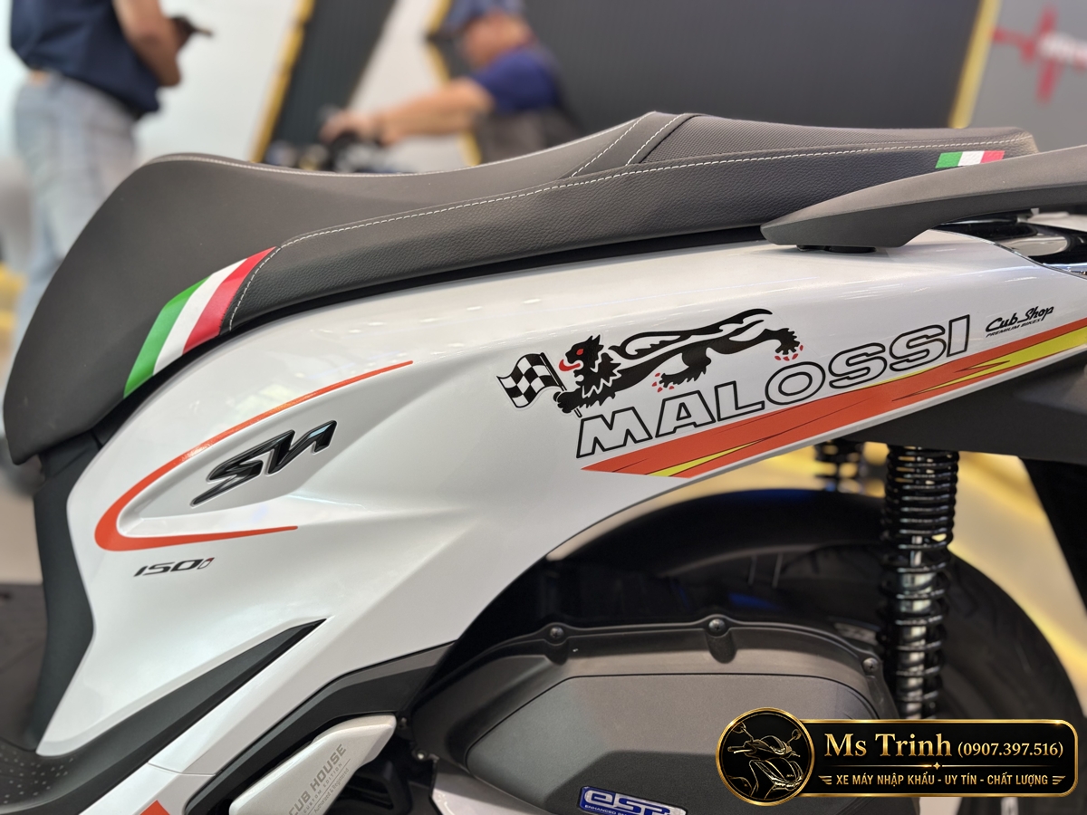 Honda SH150 Ý Malossi 2026 tại Khánh Hòa - Tem custom thể thao, dáng SH thanh lịch