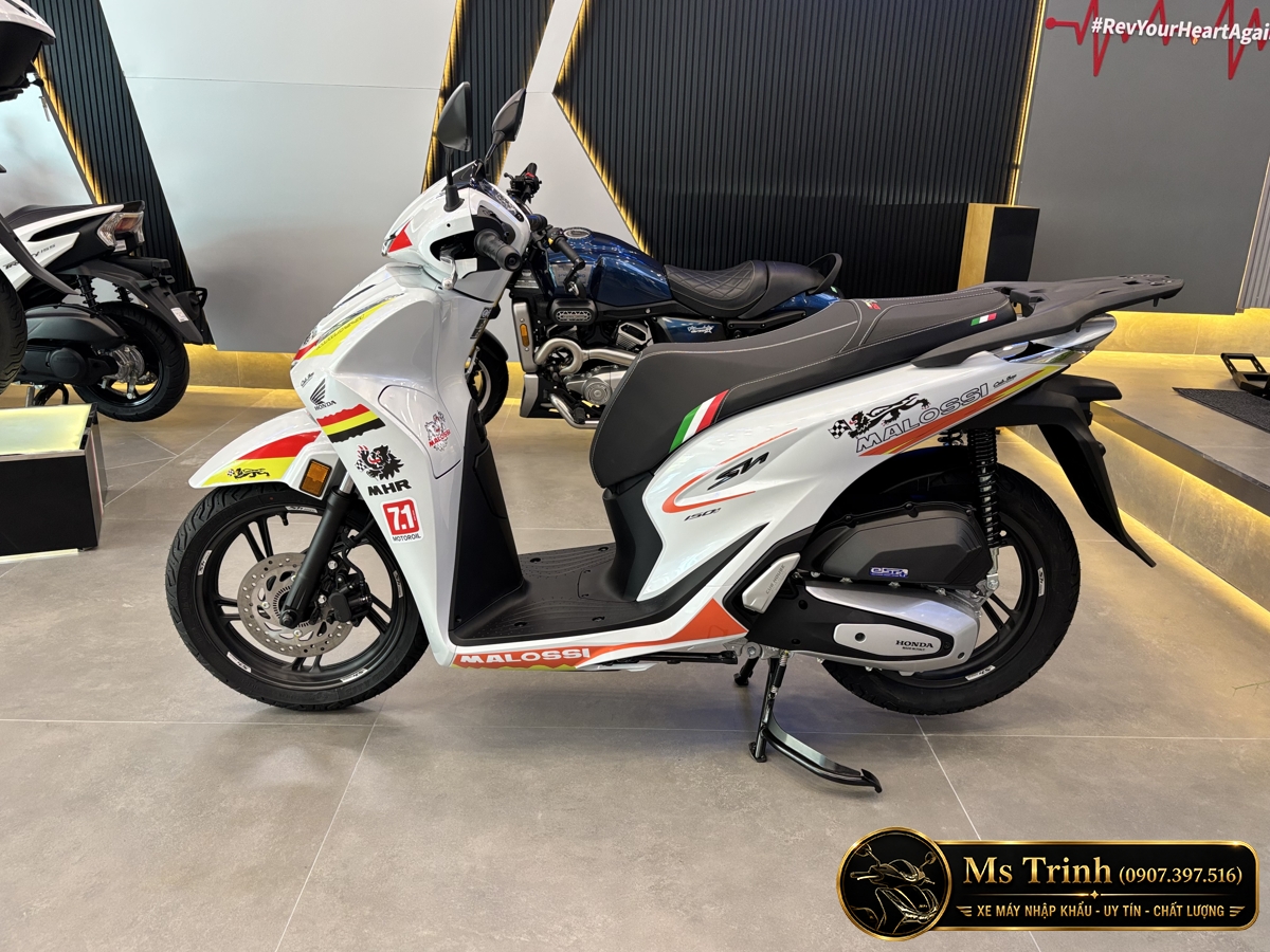 Honda SH150 Ý Malossi 2026 tại Khánh Hòa - Tem custom thể thao, dáng SH thanh lịch