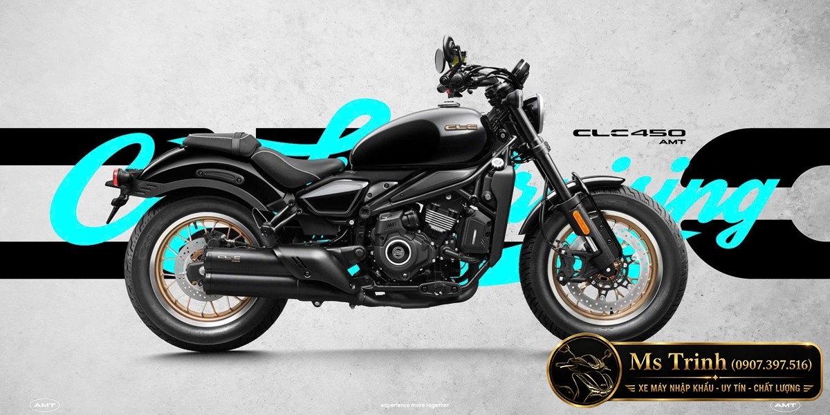 CFMoto 450CL-C AMT tại Khánh Hòa – Cruiser 449cc hộp số tự động AMT đầy cuốn hút, giá tốt