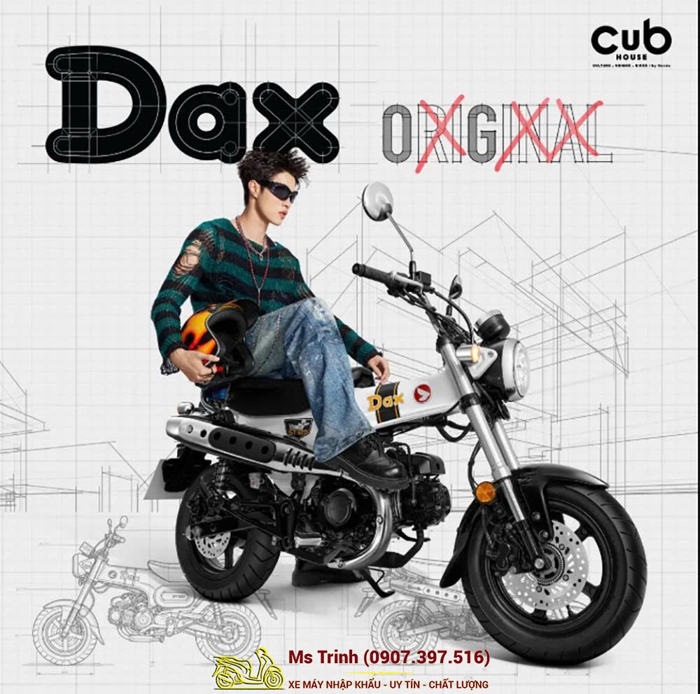 Honda Dax 125 2026 tại Khánh Hòa - Minibike Huyền Thoại Khung T-Bone Độc Đáo