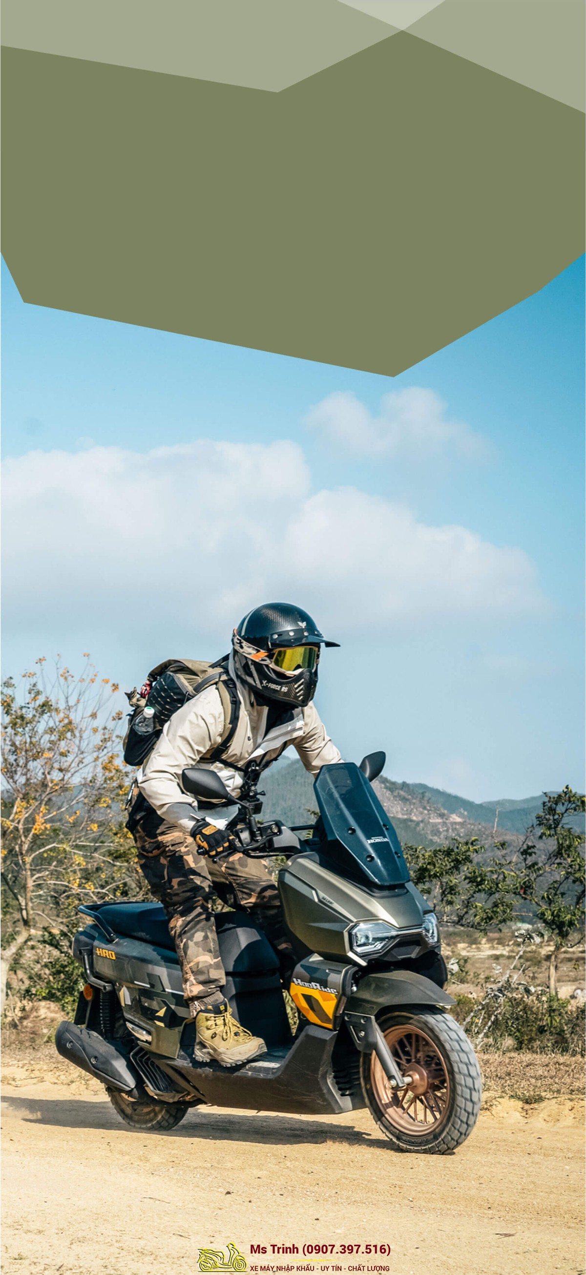 Honda HRD125 2026 - Xe tay ga ADV cá tính, ABS 2 kênh, công nghệ hiện đại tại Khánh Hòa