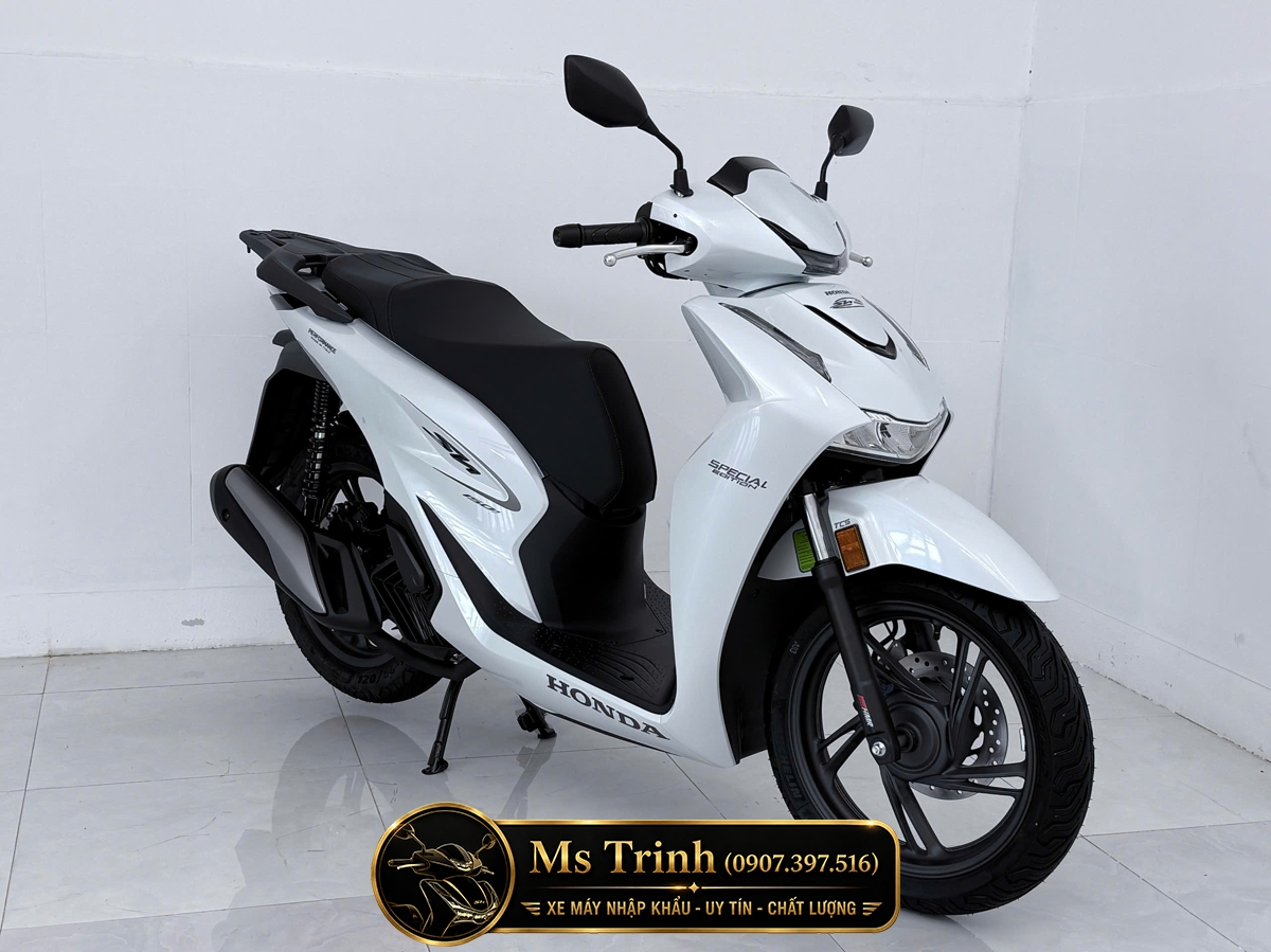 Honda SH150i Special Edition Standard nhập HMR Ý màu trắng tại Khánh Hòa: Giá trị nằm trong từng chi tiết nguyên bản