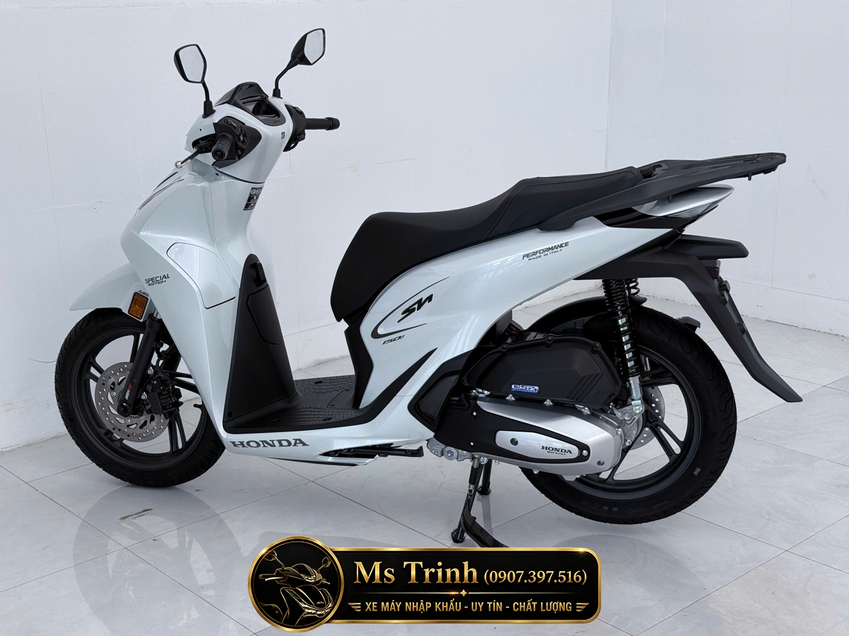 Honda SH150i Special Edition Standard nhập HMR Ý màu trắng tại Khánh Hòa: Giá trị nằm trong từng chi tiết nguyên bản