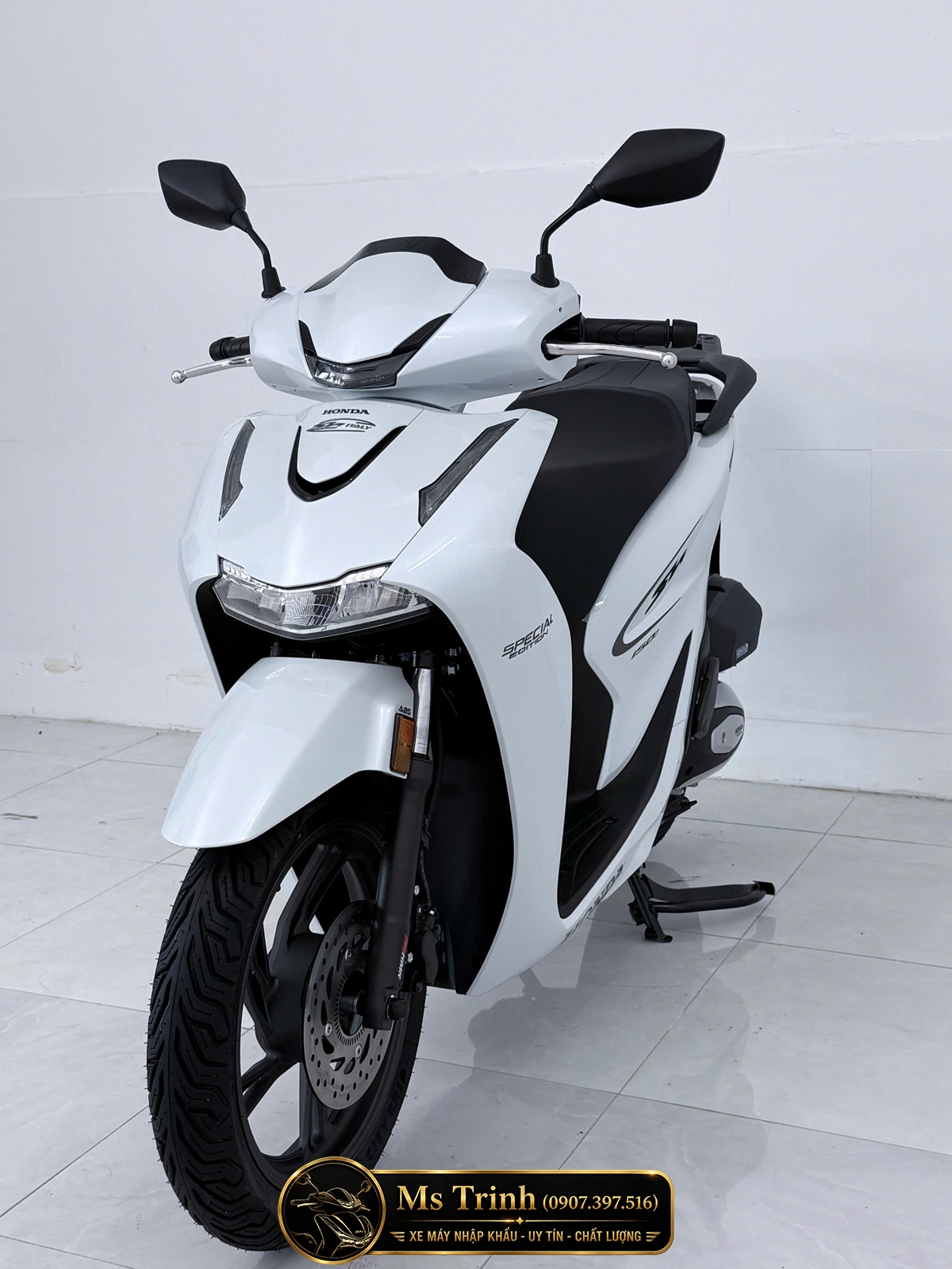 Honda SH150i Special Edition Standard nhập HMR Ý màu trắng tại Khánh Hòa: Giá trị nằm trong từng chi tiết nguyên bản