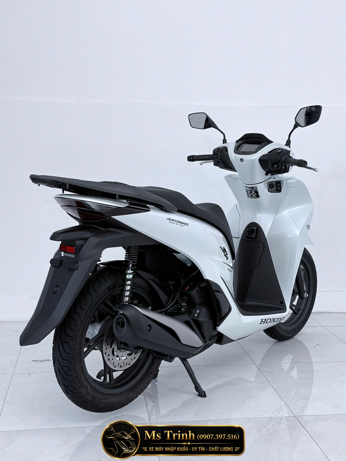 Honda SH150i Special Edition Standard nhập HMR Ý màu trắng tại Khánh Hòa: Giá trị nằm trong từng chi tiết nguyên bản