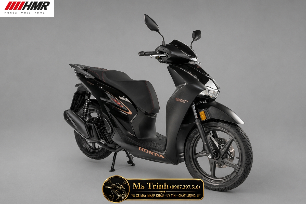 Honda SH150i nhập Ý 2026 Sporty màu đen tại Khánh Hòa - Mẫu SH Ý cao cấp được săn đón nhất hiện nay