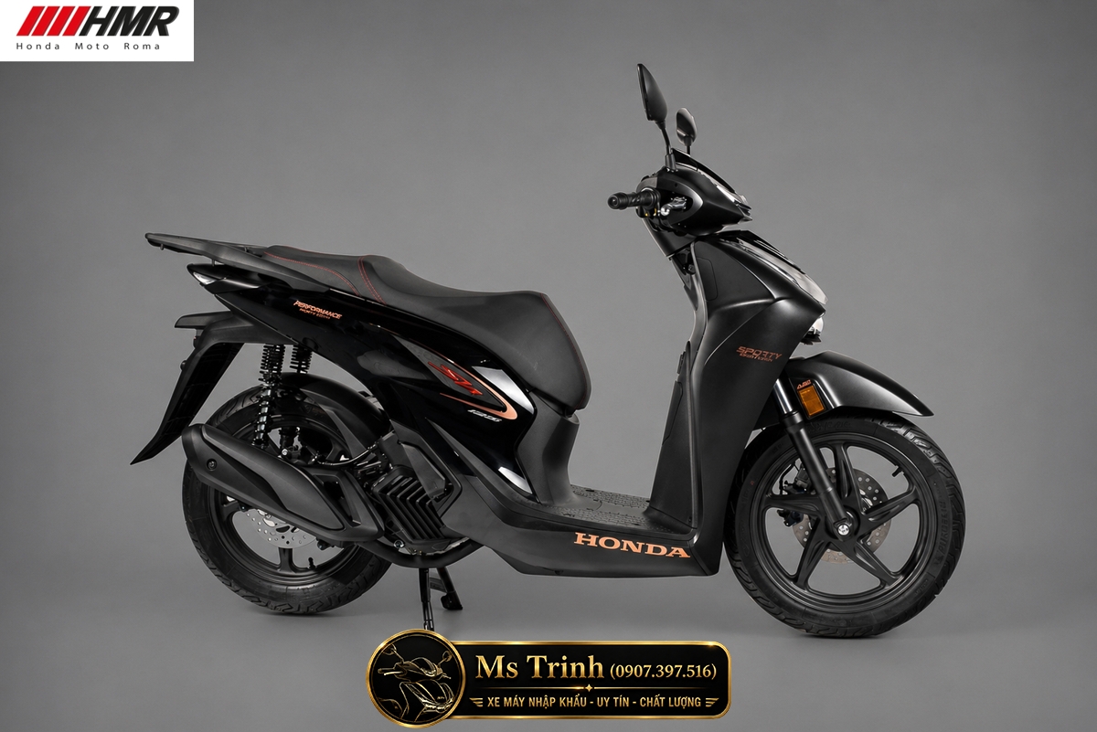 Honda SH150i nhập Ý 2026 Sporty màu đen tại Khánh Hòa - Mẫu SH Ý cao cấp được săn đón nhất hiện nay