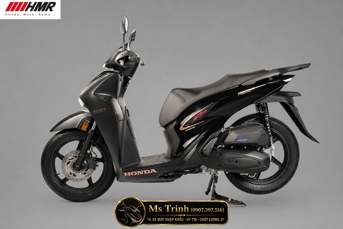 Honda SH150i nhập Ý 2026 Sporty màu đen tại Khánh Hòa - Mẫu SH Ý cao cấp được săn đón nhất hiện nay