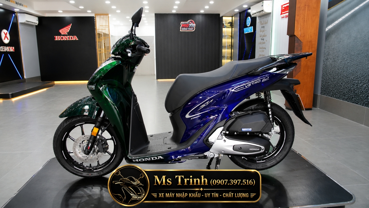 Honda SH150i Vetro Green - Sapphire tại Khánh Hòa: SH Ý Limited 200 xe