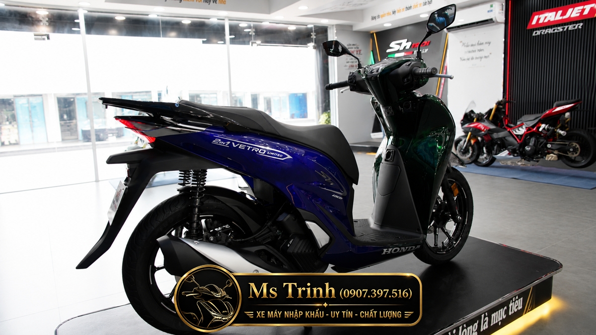 Honda SH150i Vetro Green - Sapphire tại Khánh Hòa: SH Ý Limited 200 xe