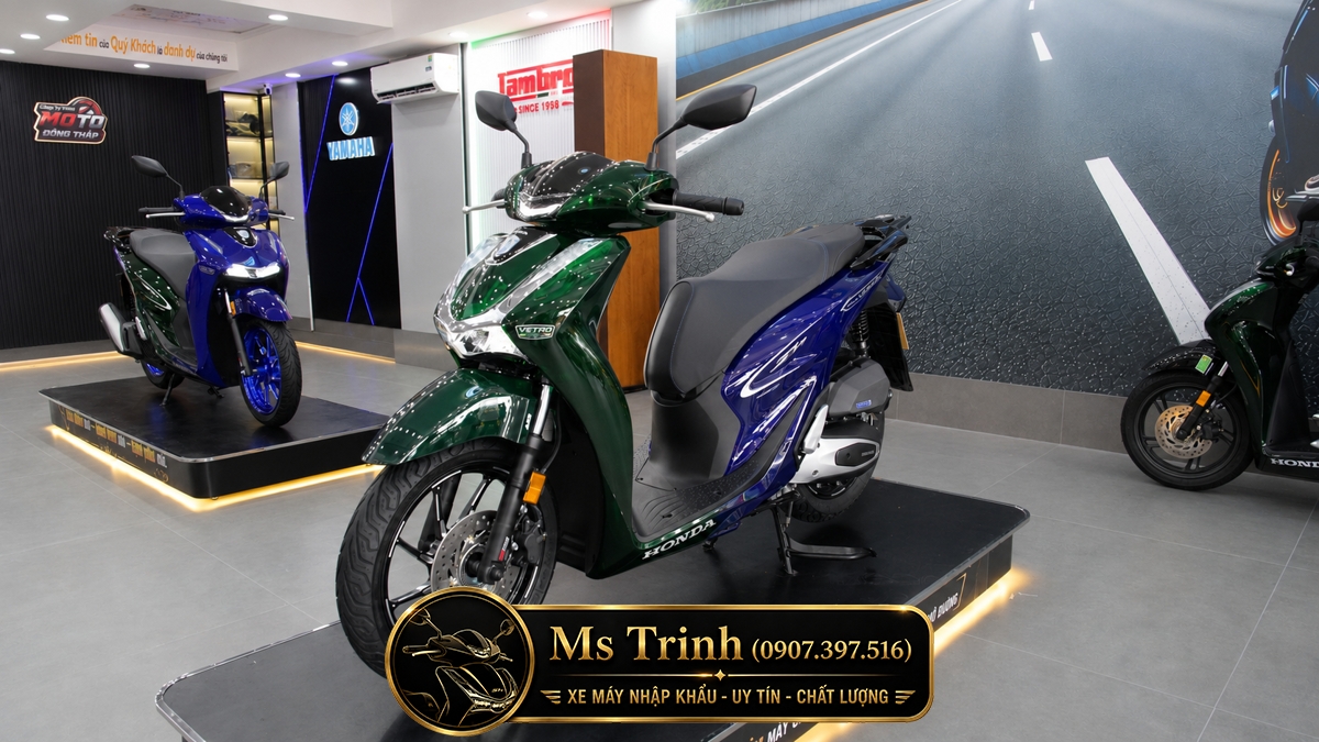 Honda SH150i Vetro Green - Sapphire tại Khánh Hòa: SH Ý Limited 200 xe