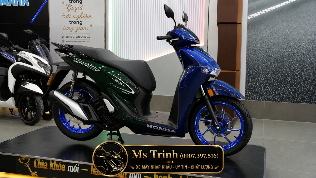 Honda SH150i Vetro Sapphire - Green tại Khánh Hòa: SH Ý 2 trong 1 giới hạn 200 xe