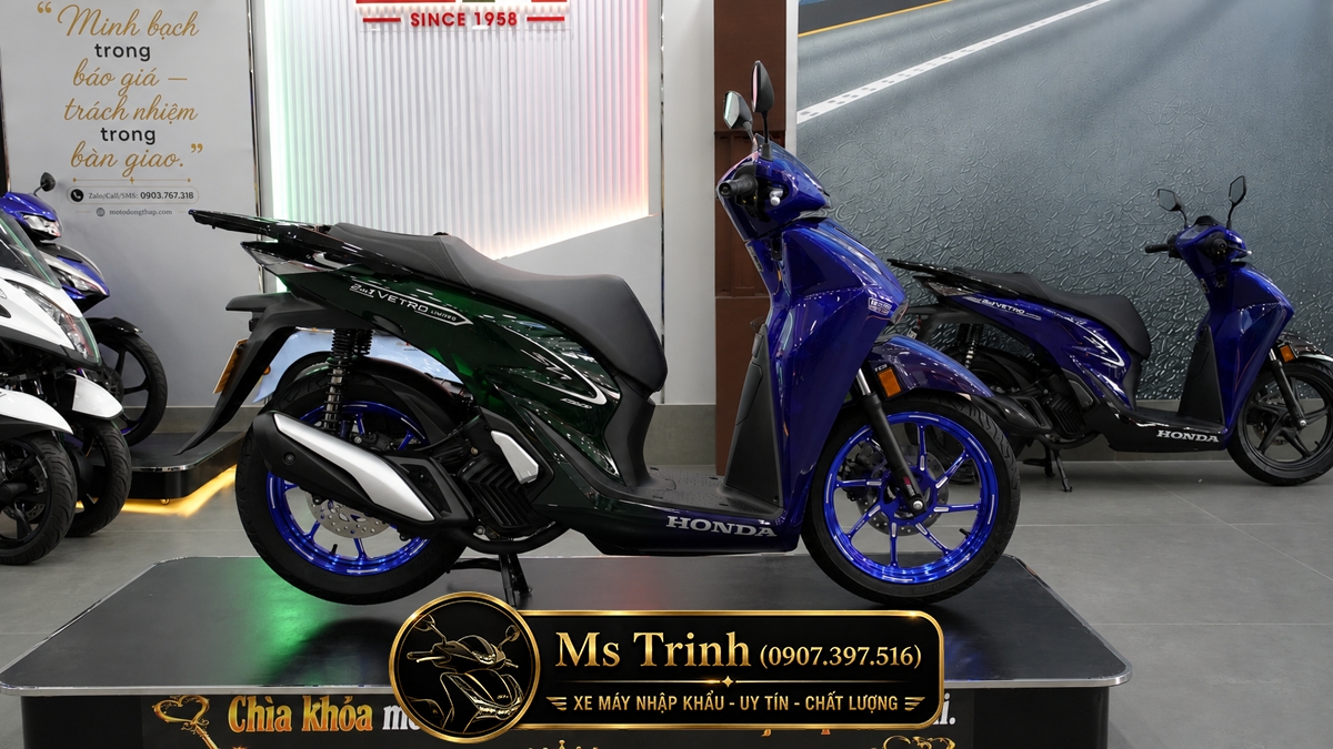 Honda SH150i Vetro Sapphire - Green tại Khánh Hòa: SH Ý 2 trong 1 giới hạn 200 xe