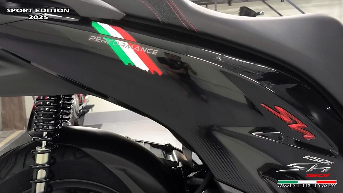 Honda SH150i 2025 Italy Sport Edition Màu Đen, Nhập Chính Hãng, Giá Rẻ tại Khánh Hòa