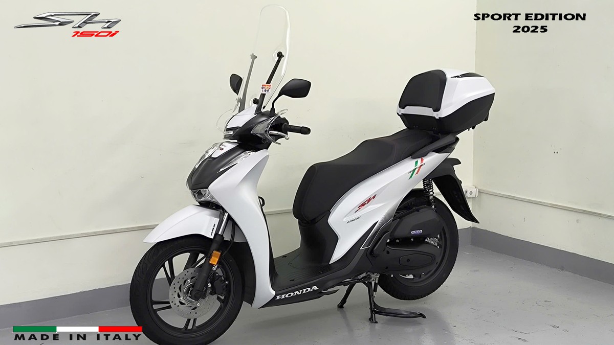 Honda SH150i Sport Edition 2025 Trắng, Made In Italy, Nhập Chính Hãng tại Khánh Hòa