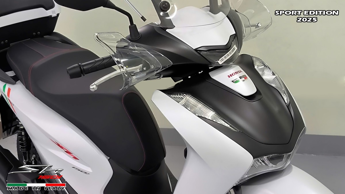 Honda SH150i Sport Edition 2025 Trắng, Made In Italy, Nhập Chính Hãng tại Khánh Hòa