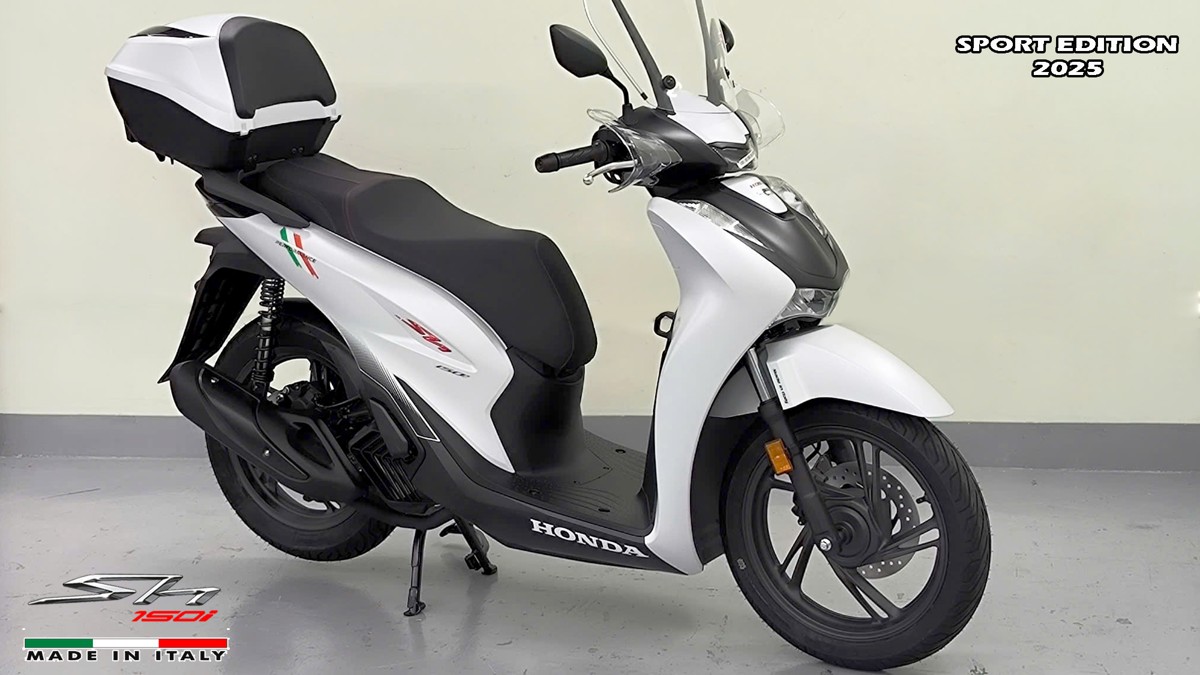 Honda SH150i Sport Edition 2025 Trắng, Made In Italy, Nhập Chính Hãng tại Khánh Hòa