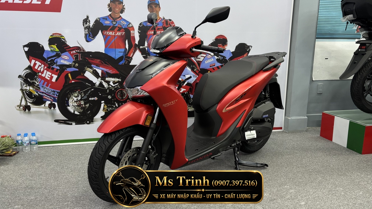 Honda SH150 Ý 2026 màu đỏ Sporty New Concept tại Khánh Hòa: Giá trị khác biệt của một chiếc SH nhập khẩu