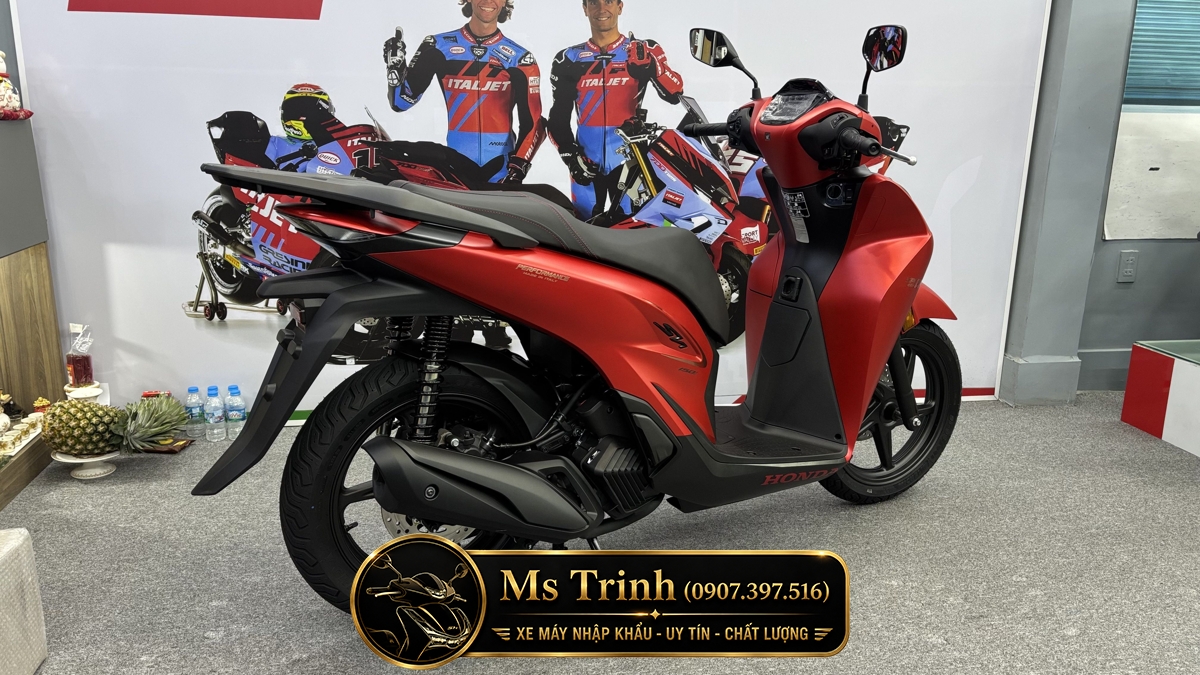 Honda SH150 Ý 2026 màu đỏ Sporty New Concept tại Khánh Hòa: Giá trị khác biệt của một chiếc SH nhập khẩu