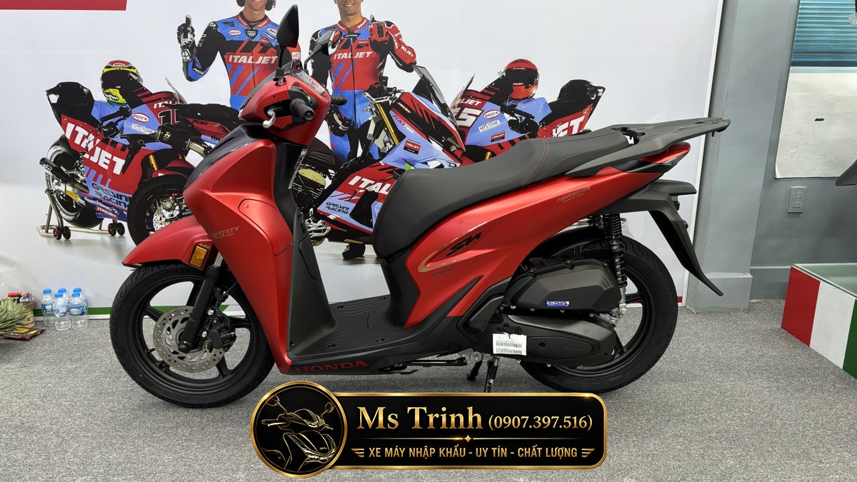 Honda SH150 Ý 2026 màu đỏ Sporty New Concept tại Khánh Hòa: Giá trị khác biệt của một chiếc SH nhập khẩu