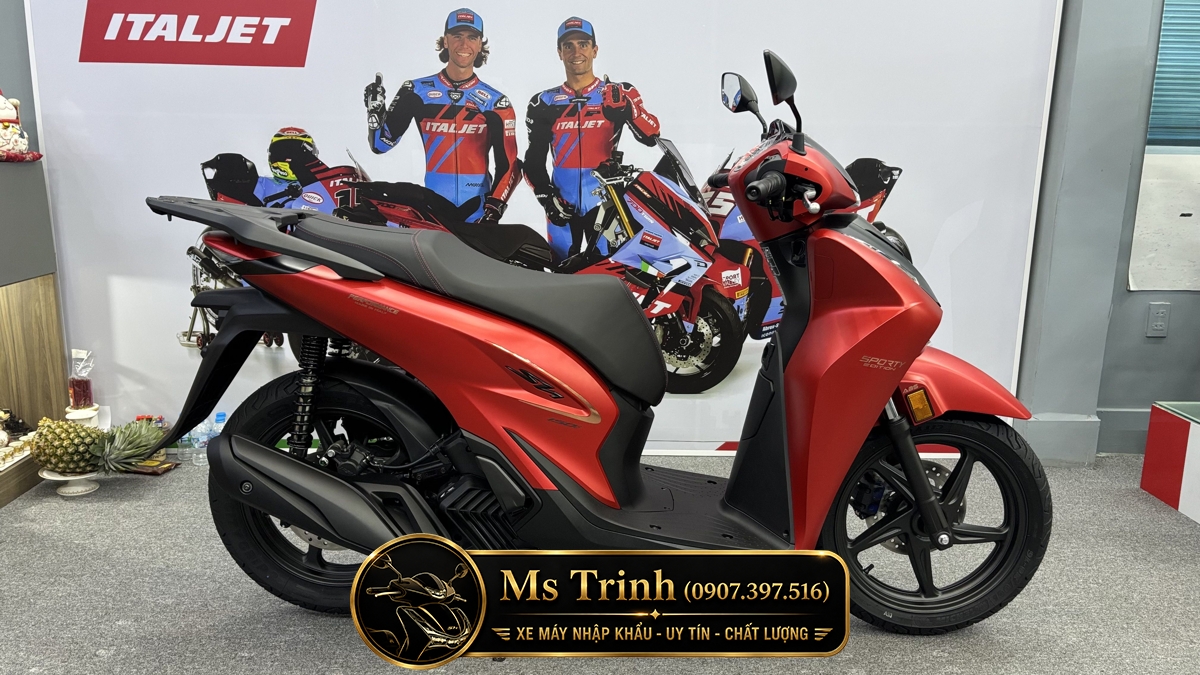 Honda SH150 Ý 2026 màu đỏ Sporty New Concept tại Khánh Hòa: Giá trị khác biệt của một chiếc SH nhập khẩu