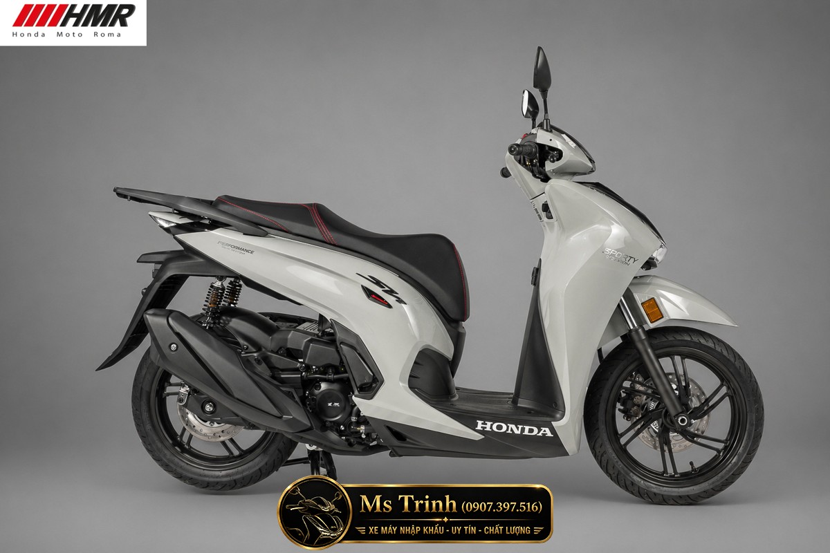 Honda SH350i nhập Ý 2026 tại Khánh Hòa - SH350i Sporty Trắng Nhám, Xám Bóng Đẳng Cấp Chuẩn Ý