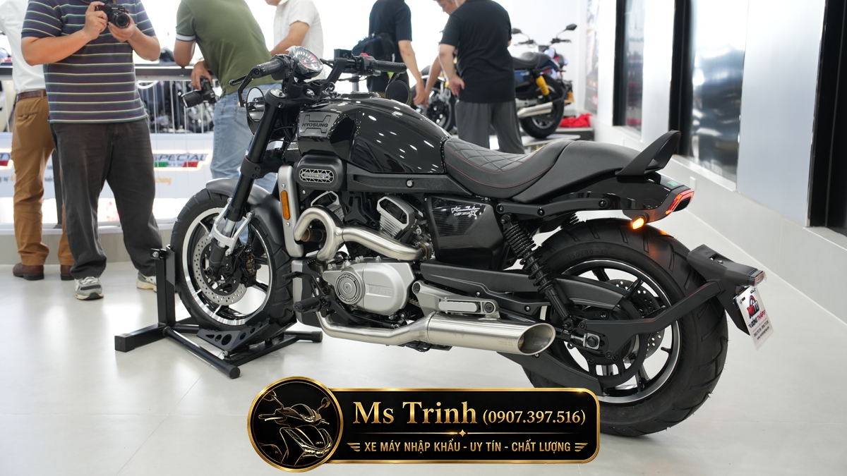 Hyosung GV350X tại Khánh Hòa - Cruiser 350cc Phong Cách Mỹ Cơ Bắp, Cá Tính