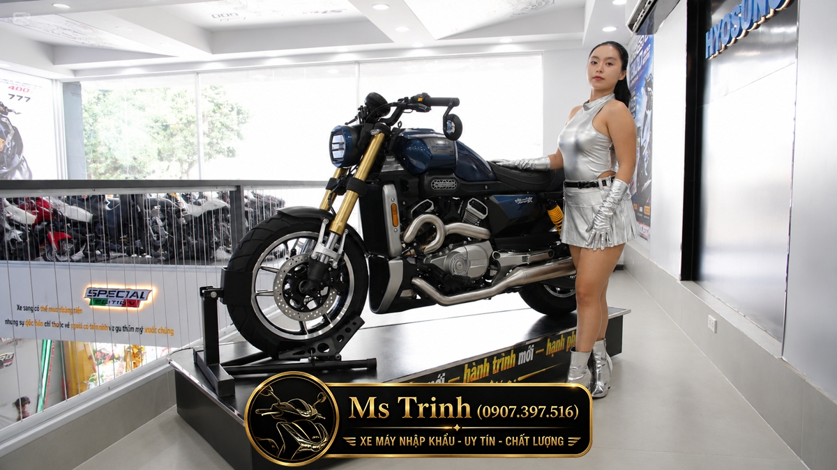 Hyosung GV350X tại Khánh Hòa - Cruiser 350cc Phong Cách Mỹ Cơ Bắp, Cá Tính