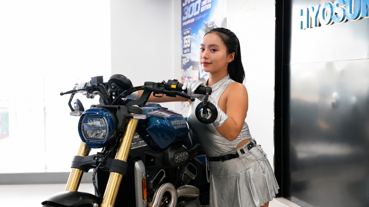 Hyosung GV350X tại Khánh Hòa - Cruiser 350cc Phong Cách Mỹ Cơ Bắp, Cá Tính