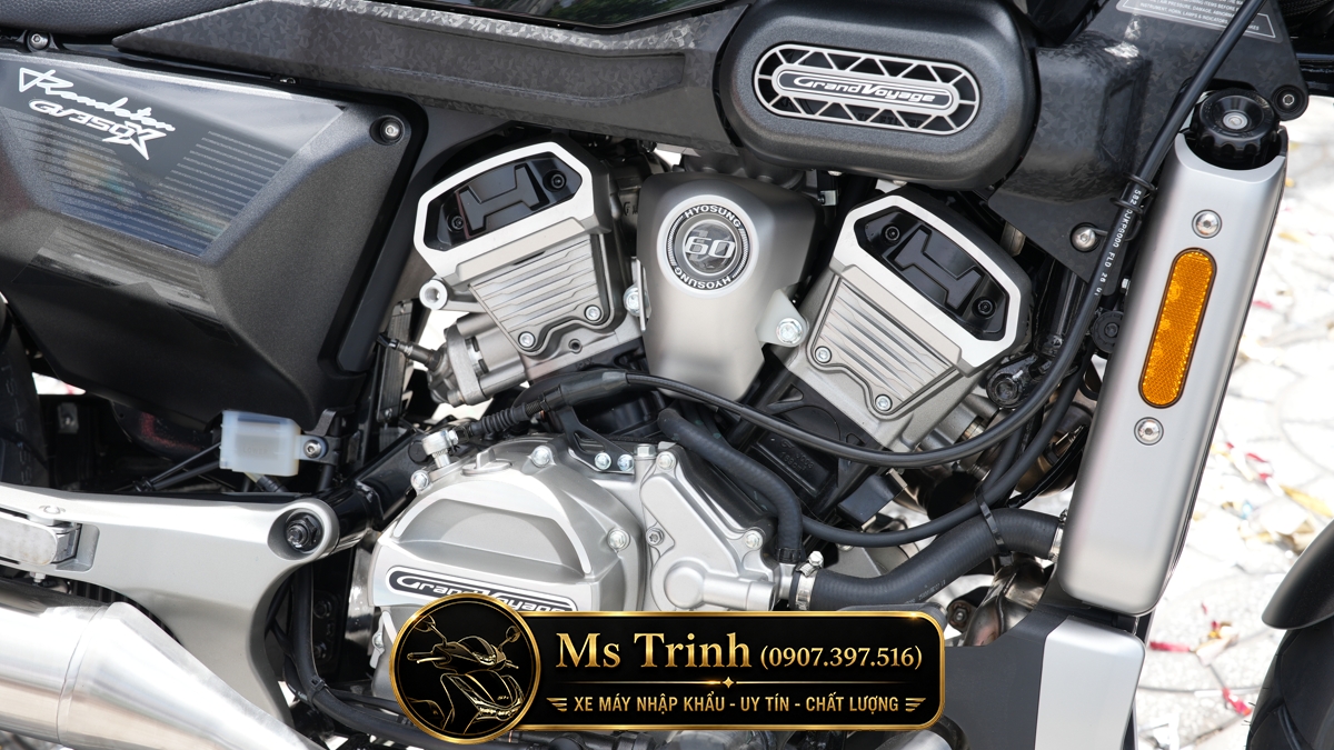 Hyosung GV350X tại Khánh Hòa - Cruiser 350cc Phong Cách Mỹ Cơ Bắp, Cá Tính