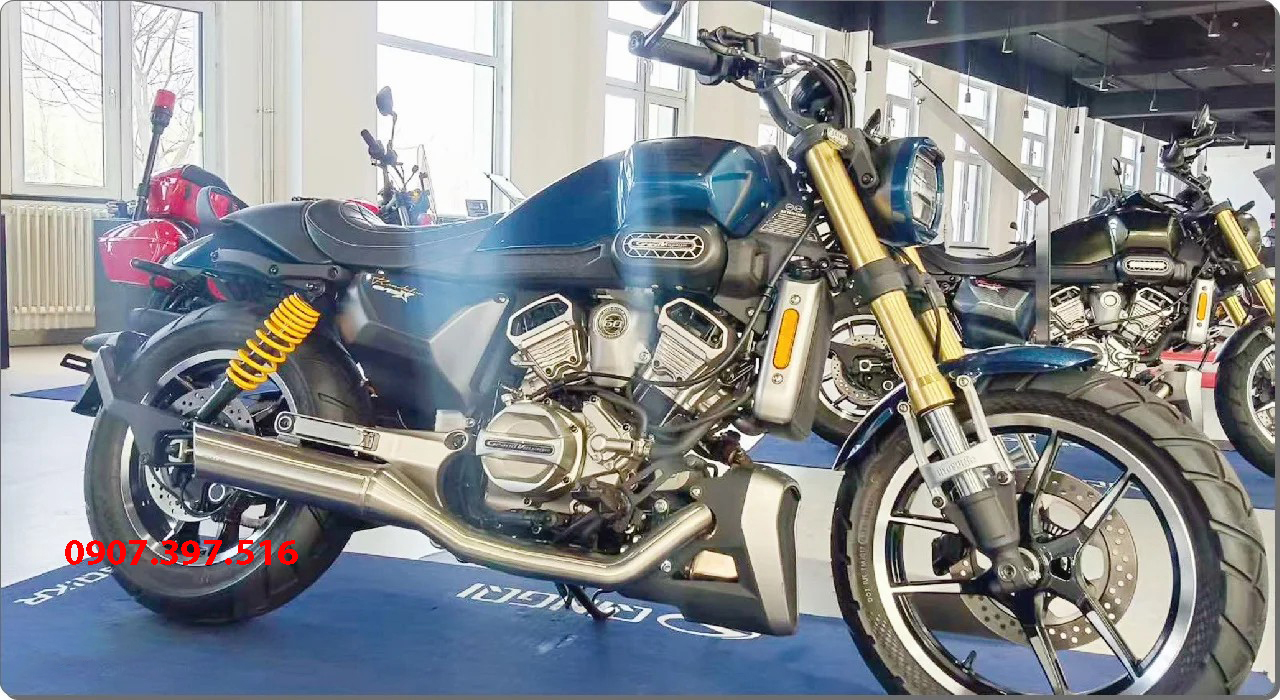 Hyosung GV350X tại Khánh Hòa - Cruiser 350cc Phong Cách Mỹ Cơ Bắp, Cá Tính