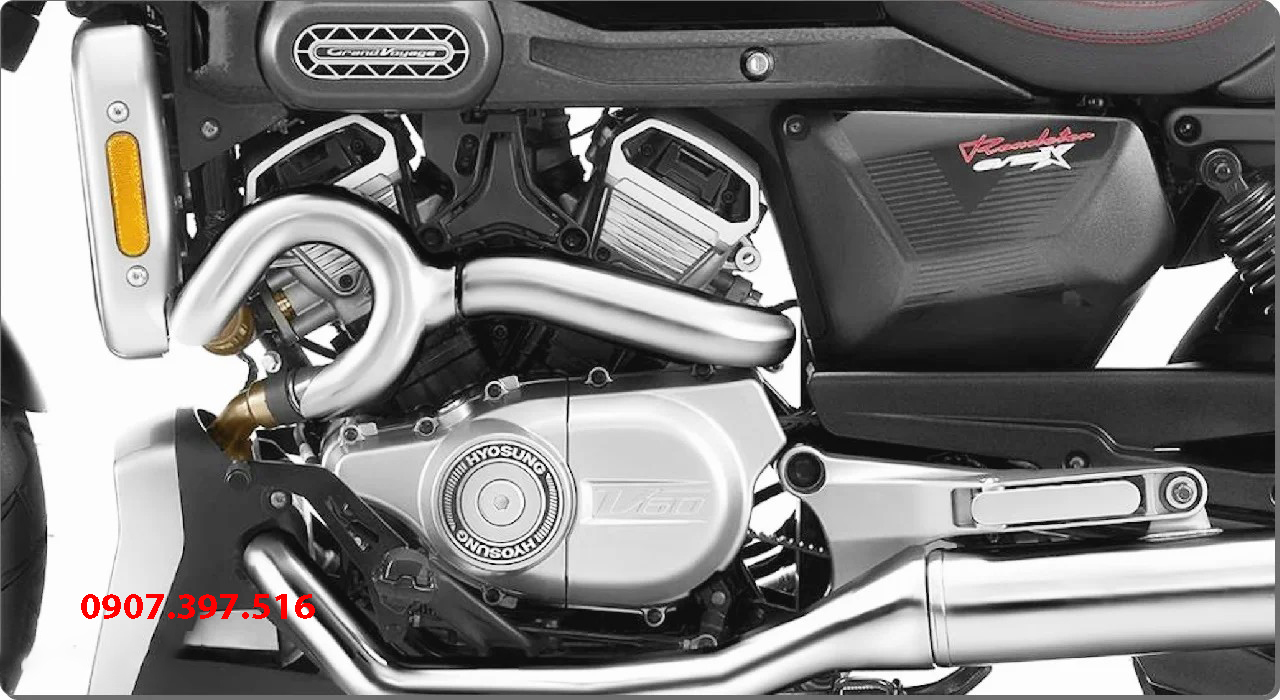 Hyosung GV350X tại Khánh Hòa - Cruiser 350cc Phong Cách Mỹ Cơ Bắp, Cá Tính