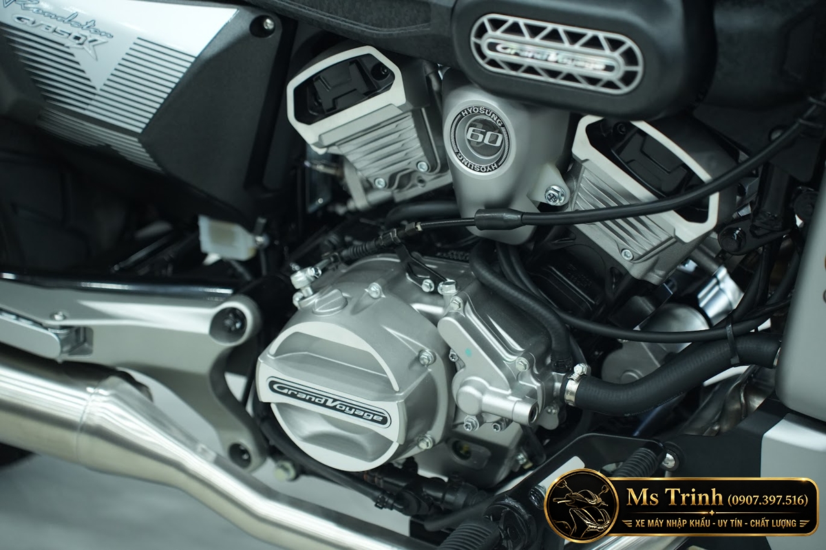Hyosung GV350X tại Khánh Hòa - Cruiser 350cc Phong Cách Mỹ Cơ Bắp, Cá Tính