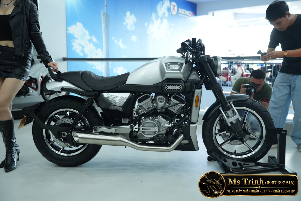 Hyosung GV350X tại Khánh Hòa - Cruiser 350cc Phong Cách Mỹ Cơ Bắp, Cá Tính