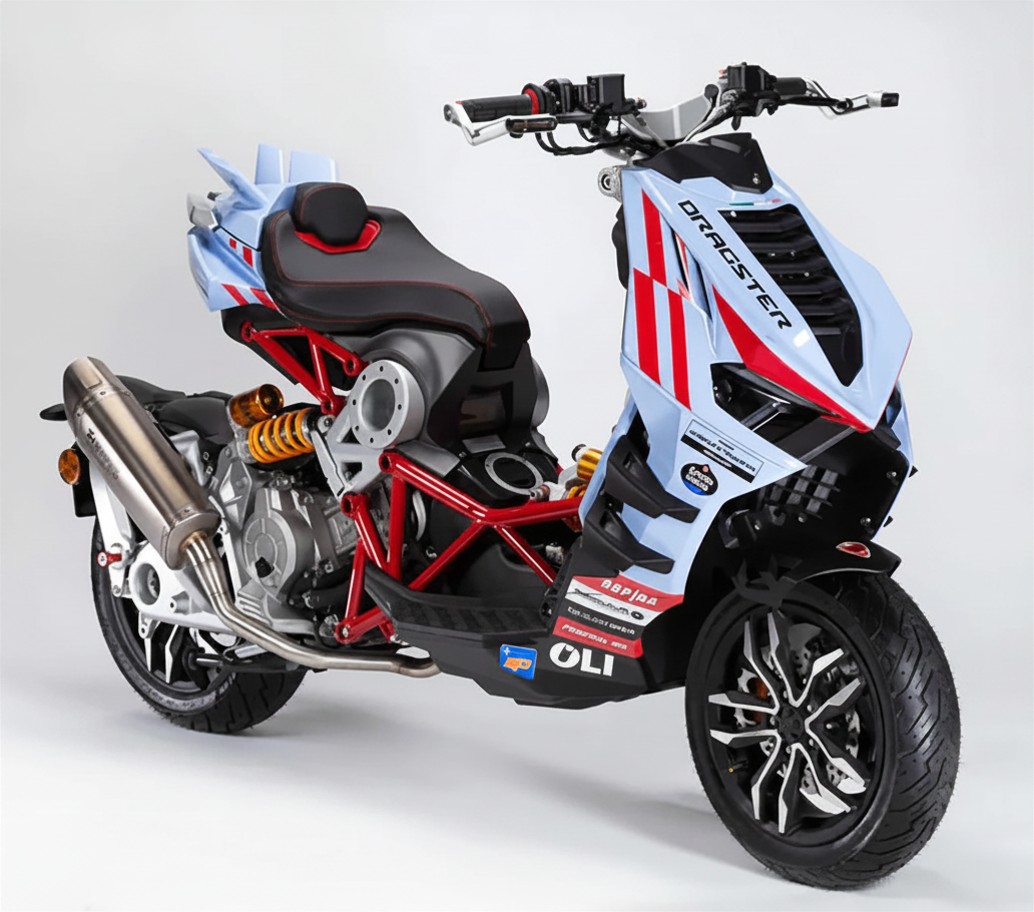 Italjet Dragster 300 Gresini Racing Tại Khánh Hòa - Chiếc Scooter Ý Khiến Dân Chơi Xe Phải Ngoái Nhìn