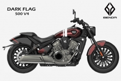 Benda Drak Flag 500, Động Cơ V4, Phuộc Nâng Điện, TCS, ABS tại Khánh Hòa